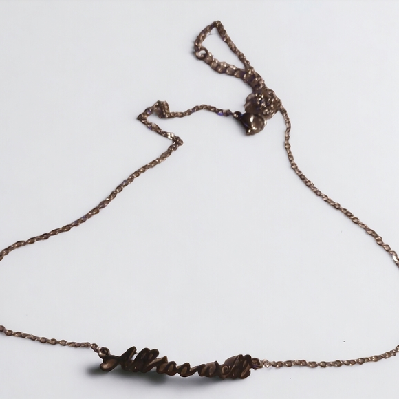 Taylor Swift All Too Well Eras Tour Movie Silver Necklace - Picture 3 of 4